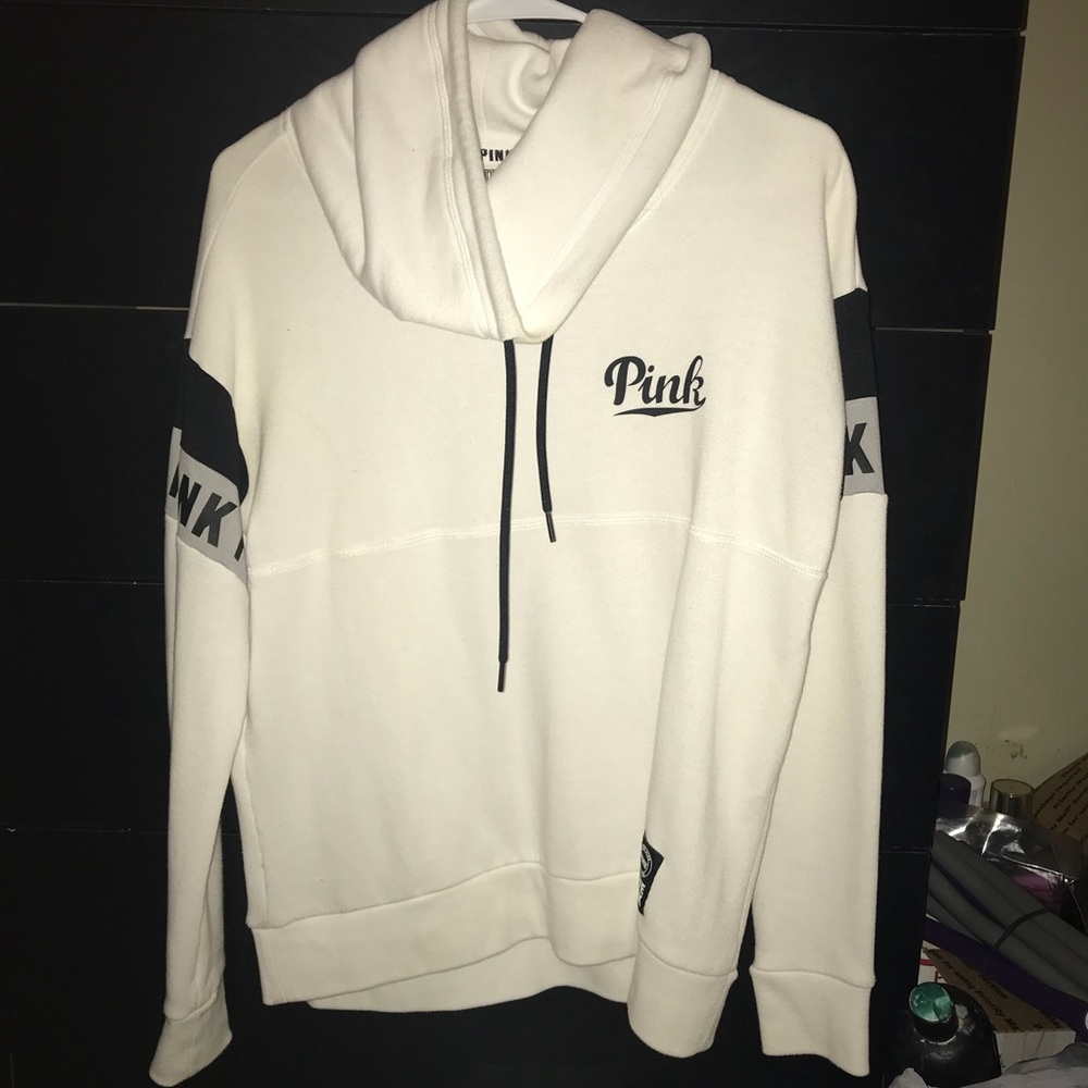 PINK cowl neck sweatshirt